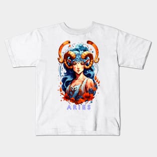 Zodiac sign Aries T-shirt Kids T-Shirt